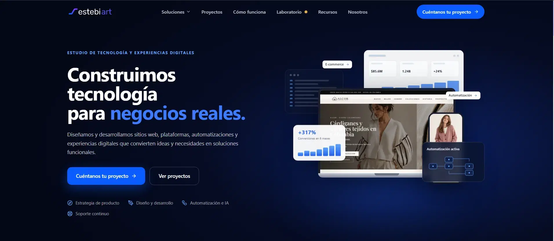 Estebiart home page